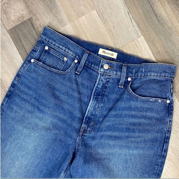 Madewell The Perfect Vintage Straight Jean Blue 32 - Picture 6 of 13